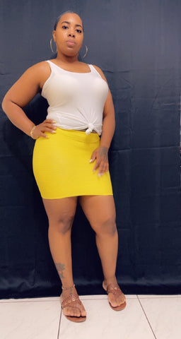 Yellow skirt